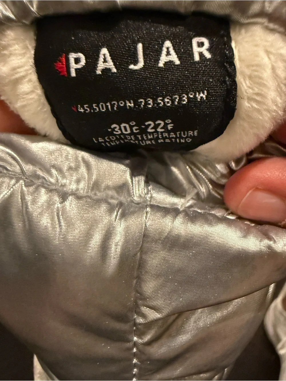 Pajar Silver Puffer Women's Winter Boot